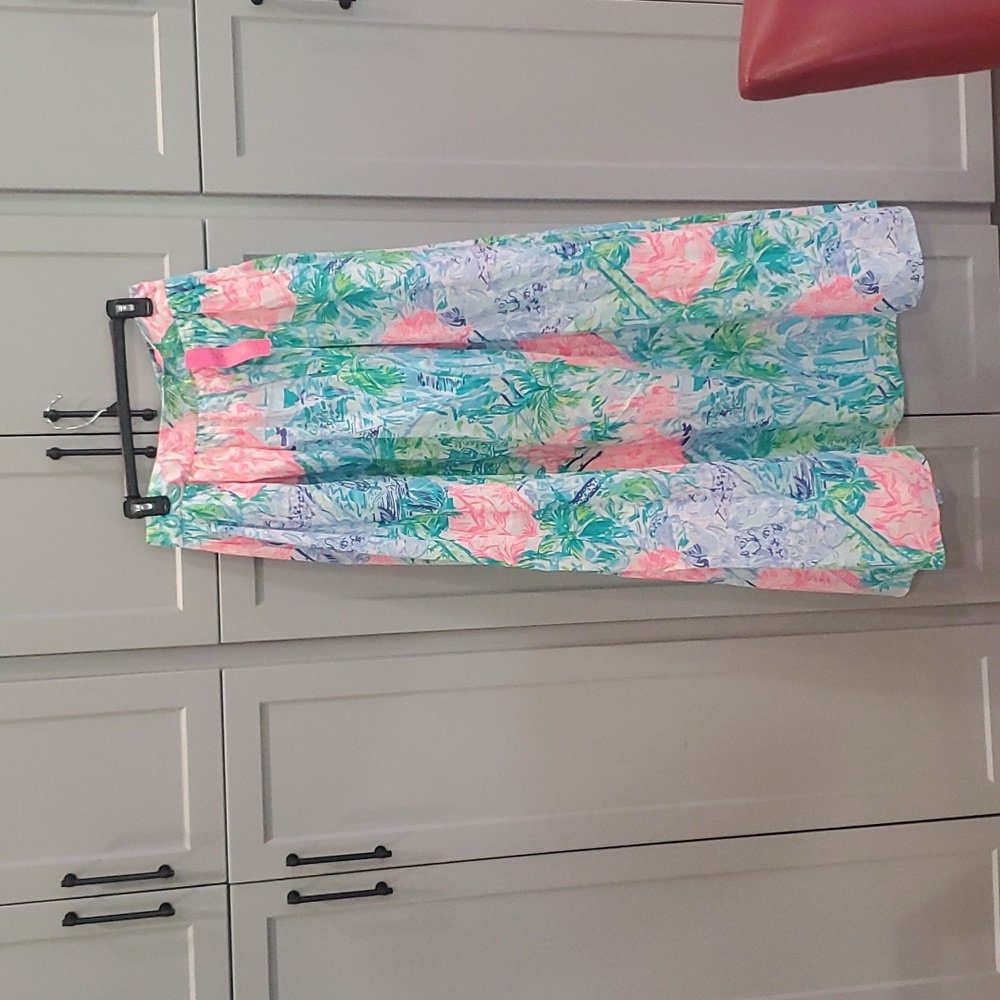 woman's long skirt with pockets, colorful brand new with tags Lily Pultizer